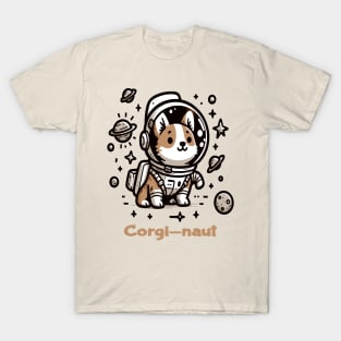 Corgi Astronaut T-Shirt